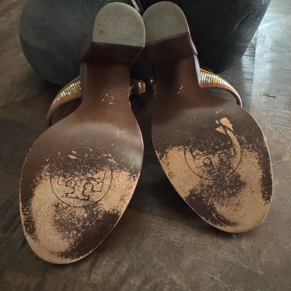 EUC Tory Burch Florian Aztec leather Sandal size 7 - Picture 14 of 14